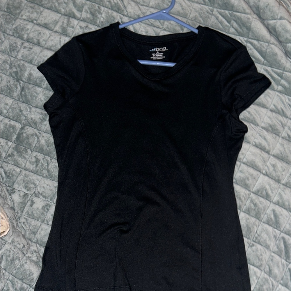BCG Women's Black Short Sleeve Top